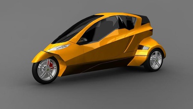 ventureone araba kavram elektrik ev model motosiklet rfairman üç tilt araç wheeler 3d print model - Mito3D