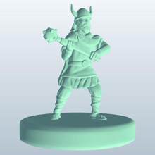 vikingwarriorsclub v1 viking les guerriers club personnes imprimable lowpoly 3d print model - Mito3D