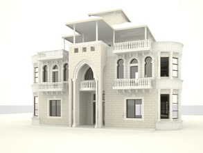 villa 3d Daire mimarlık güzel bina sütun tasarım detay dış h ev max model modern Muhammed reyyan sahne küçük taş yapısı Villa 3d print model - Mito3D