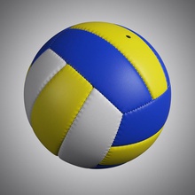voleybol topu 3d topları plaj şampiyonluk ddd sanatçı ekipman alan oyun kapalı deri legue maç model açık oynuyor gerçekçi Rekreasyon spor dünya sarı 3d print model - Mito3D