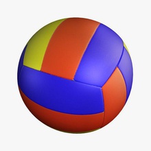 volleyball Sport zahlen - Ausrüstung bedruckbar ist lowpoly Sport-Figuren-Ausrüstung 3d print model - Mito3D