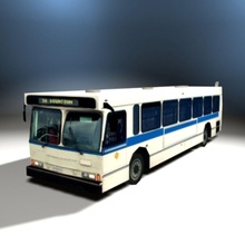 vs01 bus03 3dvinci aeroporto andy auto automobile bus charter città pesante più in basso massa modello poli poligono rak navetta il turista transito di viaggio veicolo 3d print model - Mito3D