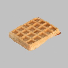 waffles cooked dinning eat food fry kitchen max model pastry photoreal realistic realstuff3d scan vray waffle 3d print model - Mito3D