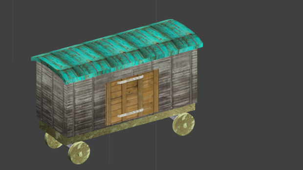 wagon has architecture 3D print model - Mito3D