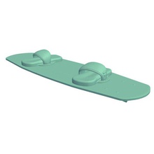 wakeboard v1 de esportes figuras equipamento printable lowpoly do desporto 3d print model - Mito3D