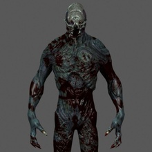 walking dead character creatures fantasy fi game human model monster nightmare sci yamatano123 zombie 3d print model - Mito3D