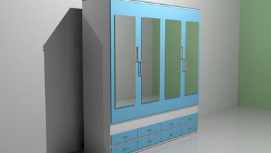 el armario muebles 3d print model - Mito3D