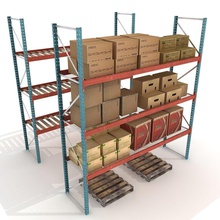 magazzino rack architettura box carrello elevatore casa industriale il metallo modello mensola stand di archiviazione store trasporto mezzi 3d print model - Mito3D