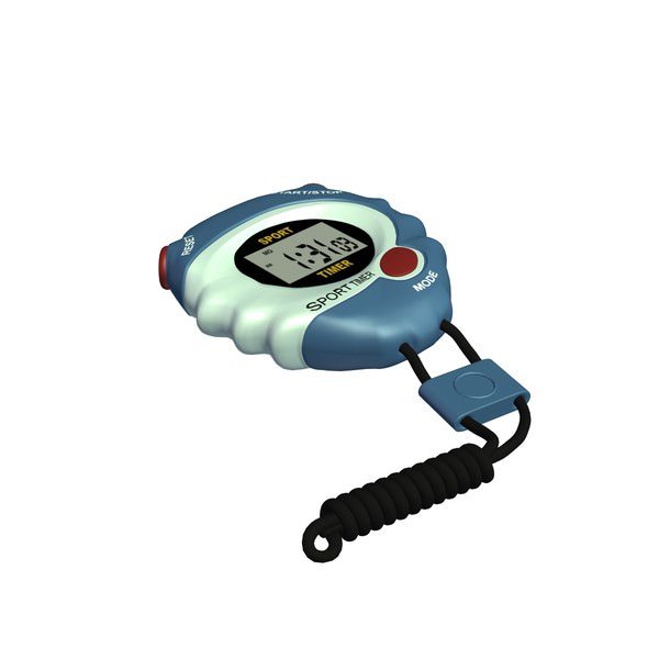watch v2 stopwatch1 apparel printable lowpoly 3D print model - Mito3D
