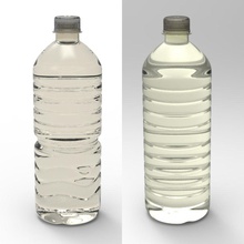 water bottle 4d brain aqua beverage cap collection container drinking food glass jug liquid liter model plastic soda 3d print model - Mito3D