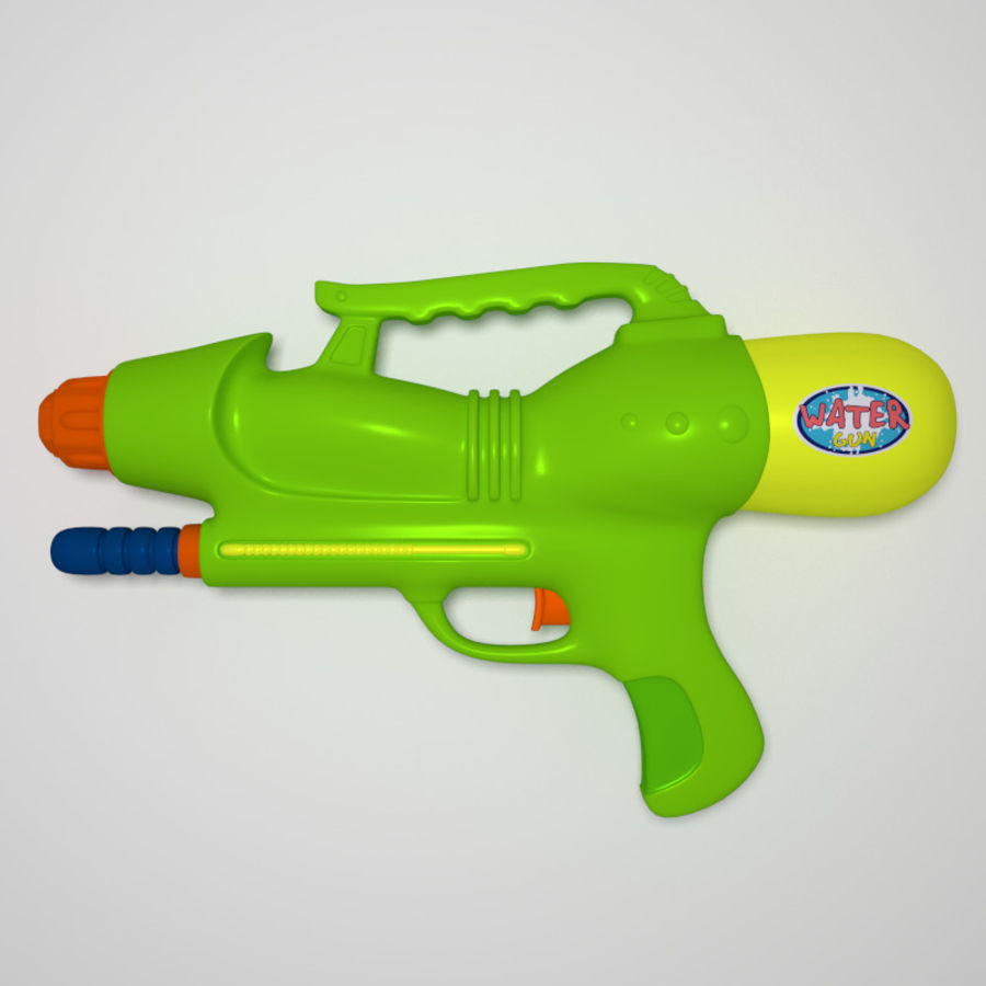 pistola de agua 3d brazo muchacho niño arma fuego kid inferior modelo obj objeto ocstard el la poli juguete watergun waterpistol 3D print model - Mito3D