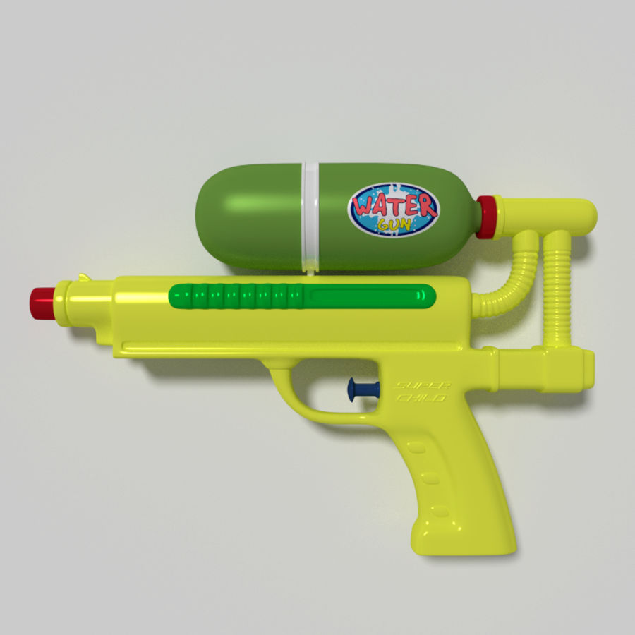 water pistol 3d arm arme boy child eau gun jouet kid model obj object objet ocstard pistolet toy watergun waterpistol weapon 3D print model - Mito3D