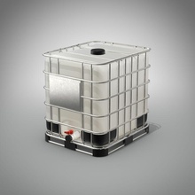 tanque de almacenamiento agua el barril cuadro c4d la jaula carga contenedor industrial líquido metal modelo multi plástico realista ritalin tienda transporte 3d print model - Mito3D