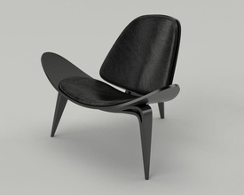 wegner ch07 kabuk sandalye mimari koltuk carl dekor dekorasyon tasarım mobilyalar mobilya hall hans hansen ev iç isacluz lobi loun salonu model ahşap 3d print model - Mito3D