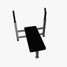 weightlifting bench sg v1 weight lifitng sports figures equipment printable lowpoly 3d print model - Mito3D