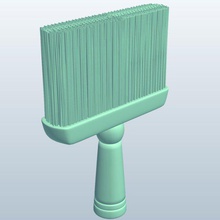 wideneckduster v1 wide neck duster personal care printable lowpoly 3d print model - Mito3D