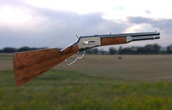 winchester tüfek Batı silah 3d print model - Mito3D