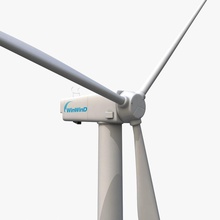 turbina di vento architettura eco l'ecologia l'elettricità energia il generatore verde modello naporniy potenza struttura a mosaico mulino windturbine winwind 3d print model - Mito3D