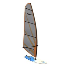 windserfing v1 windsurf de la junta deportes las cifras equipo imprimible lowpoly figuras del deporte 3d print model - Mito3D