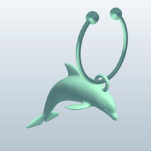 verre à vin fobdolphin v1 fob dolphin éléments imprimable lowpoly 3d print model - Mito3D