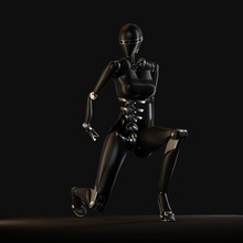 woman robot android biped character creatures cyborg droid drone female girl human humanoid lady machine metalwork model people puppet sexy toy vasko98 3d print model - Mito3D