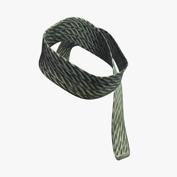 womensscarf v01 sciarpa abbigliamento stampabile lowpoly 3D print model - Mito3D