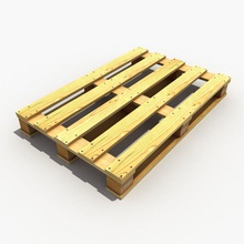 wood pallet 2 3d bag cargo construction crate euro europool freight game graphics industrial industry lower max model platform poly site storage transport vray 3d print model - Mito3D