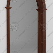 porta di legno del portale 3d architettura classica classicismo elementi esterno arredamento mobili garry61 vetro interni modello modulo roombaroom in 3d print model - Mito3D