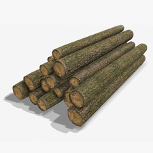 wooden logs createddd cutting firewood game ground house land landscape log lower model nature pbr pbs plant poly ready realtime tree trunk udk unity wood 3d print model - Mito3D