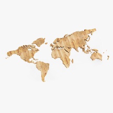 wooden map decoration africa america anarchitekt architecture asia australia carved decorative design earth elements europe home model sculpture statue wall wood world 3d print model - Mito3D