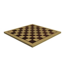 woodenchessboard v1 wooden chess board toys printable lowpoly 3d print model - Mito3D