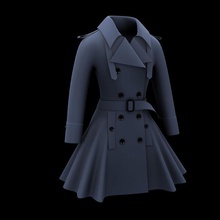 wool coat accessory character clothes human jacket man model people ryrod88 trench trenchcoat winter woman 3d print model - Mito3D