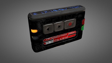 worn pager communicator battery call contact device electronic electronics emergency industrial medical model scyrus telephone tool unit 3d print model - Mito3D