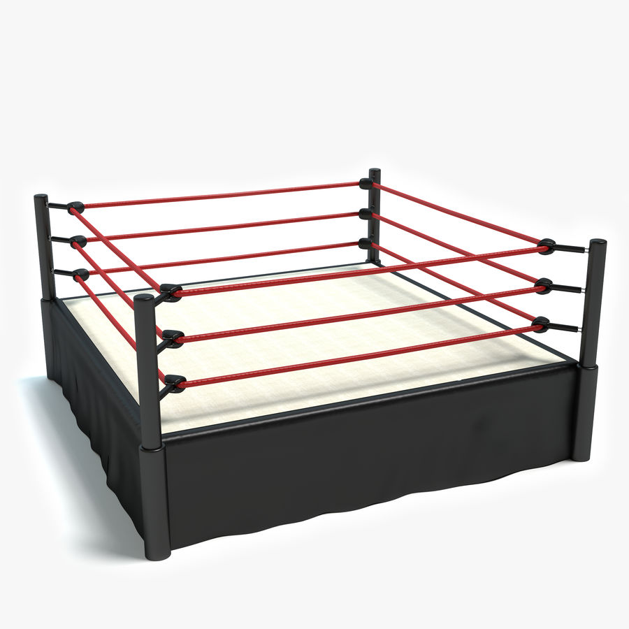 wrestling ring abramsdesign architecture arenas box fighting game match model sport square stadium structure 3D print model - Mito3D