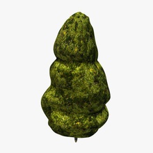 Jaune peuplier arbre v1 plantes faune imprimable lowpoly 3d print model - Mito3D