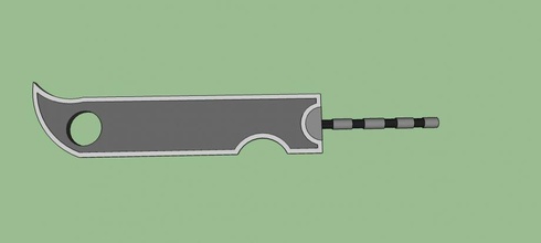 zabuza espada naruto armas 3d print model - Mito3D