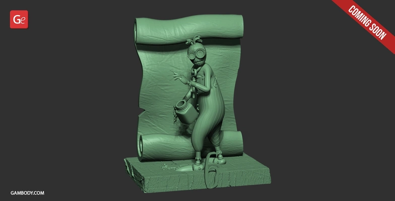 6 puntada punk coming soon 3d print model - Mito3D