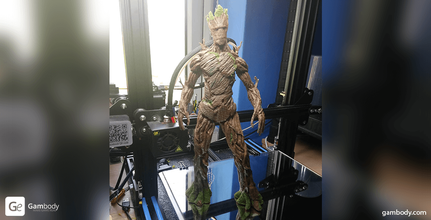 adult groot 3d printing miniature assembly groot, guardians of the galaxy, space, heros, avengers, marvel, marvel 3d model, marvel model, comics, groot miniature, groot figure, groot model, 3d printing, stl files, rocket, groot adult, comics adult groot 