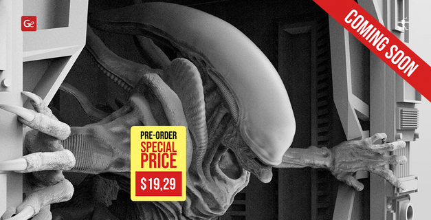 alien xenomorph escape alien xenomorph coming-soon alien-xenomorph  3d print model - Mito3D