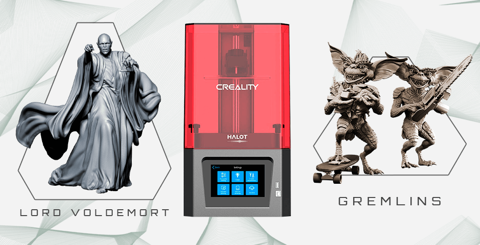 creality resin 3d printer + evil gremlins lord voldemort Creality, Creality3D, Creality Resin 3D Printer, Halot-One, Halot-One printer, Gambody Bundles, Collaboration, Lord Voldemort, Tom Marvolo Riddle, You Know Who, Dark Lord, Harry Potter, He Who Must Not Be Named, Heir of Slytherin, Death Eater, Gremlin, Evil Gremlins, Stripe, Gremlin Christmas, Folklore, Skateboard, Chainsaw 3D print model - Mito3D