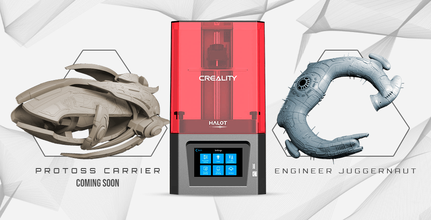 Creality reçine 3d yazıcı + Protoss taşıyıcı mühendis Juggernaut Creality3D 3D Halot One gam Paketler 3d print model - Mito3D