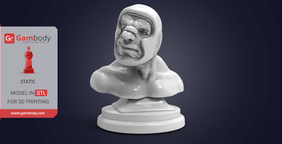 fight night boxer 3d printing bust static ufc night, migos, champion, download, new 4, pc, boxer, the model of bust, stl files, printing, files for model, 3D print model - Mito3D