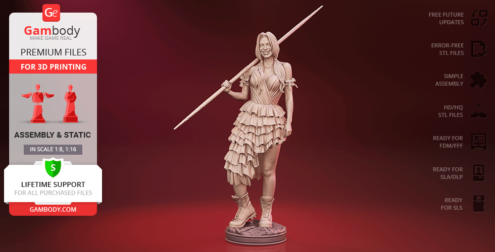 Harley quinn 2021 3d impresión figurilla montaje DC historietas corriente continua bufón suicidio equipo 2 anti hero margot Robbie 3D print model - Mito3D