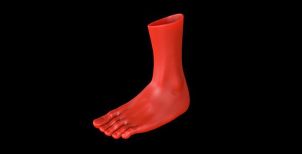 hyper realista el pie de la mujer florero comprar en 3d florero, para venta, orden impresión 3d print model - Mito3D