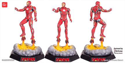 iron man mark 46 stampa 3d figurina assemblea avengers, man, tony stark, marco 46, 47, eroe, potente, marvel comics, infinity war, la figura di in miniatura, modello, 3d, i file stl 3d print model - Mito3D