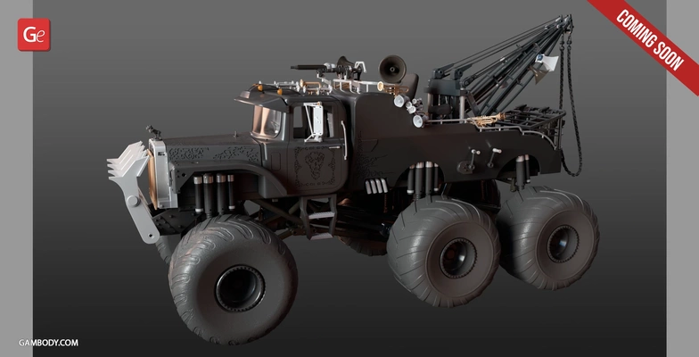 mack dm 800 ayak sci fi mad max kızgın coming soon 3d print model - Mito3D