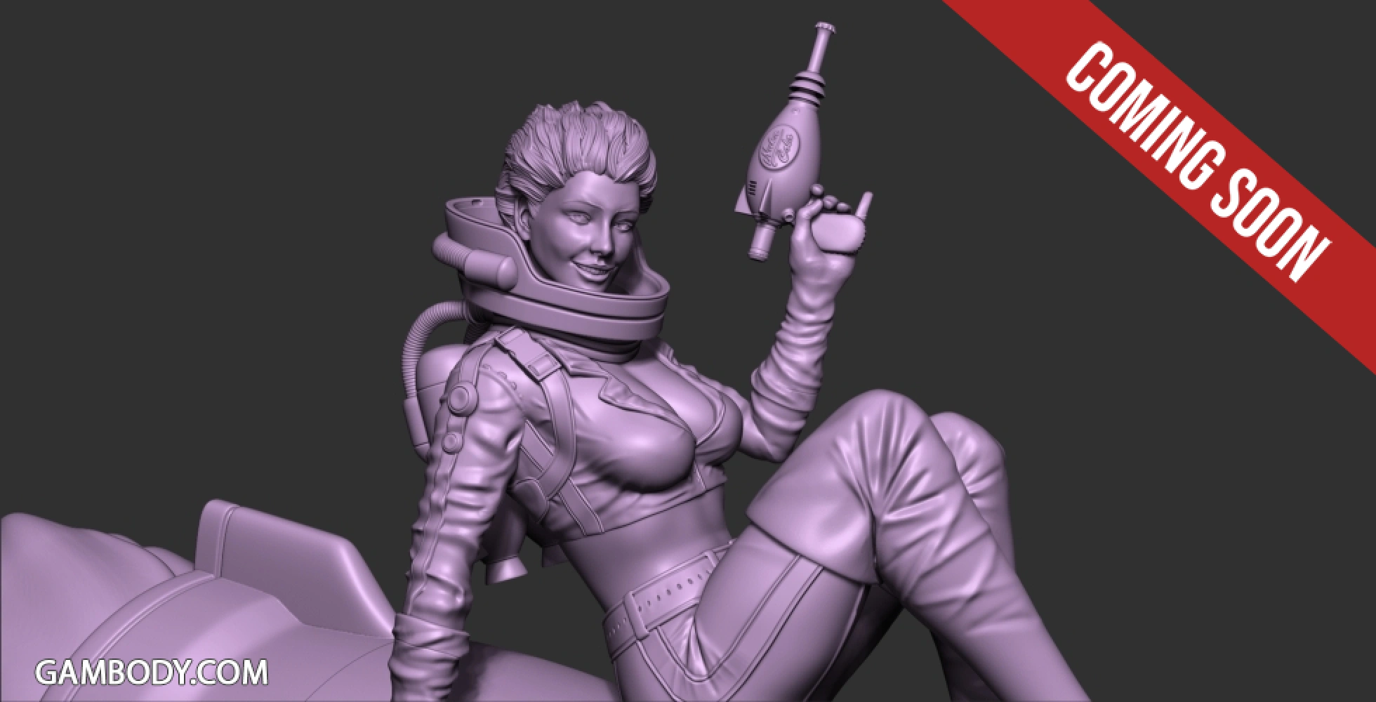 nuka kola kız araları açılmak fallout 4 new vegas nuka cola girl 3 coming soon 3D print model - Mito3D