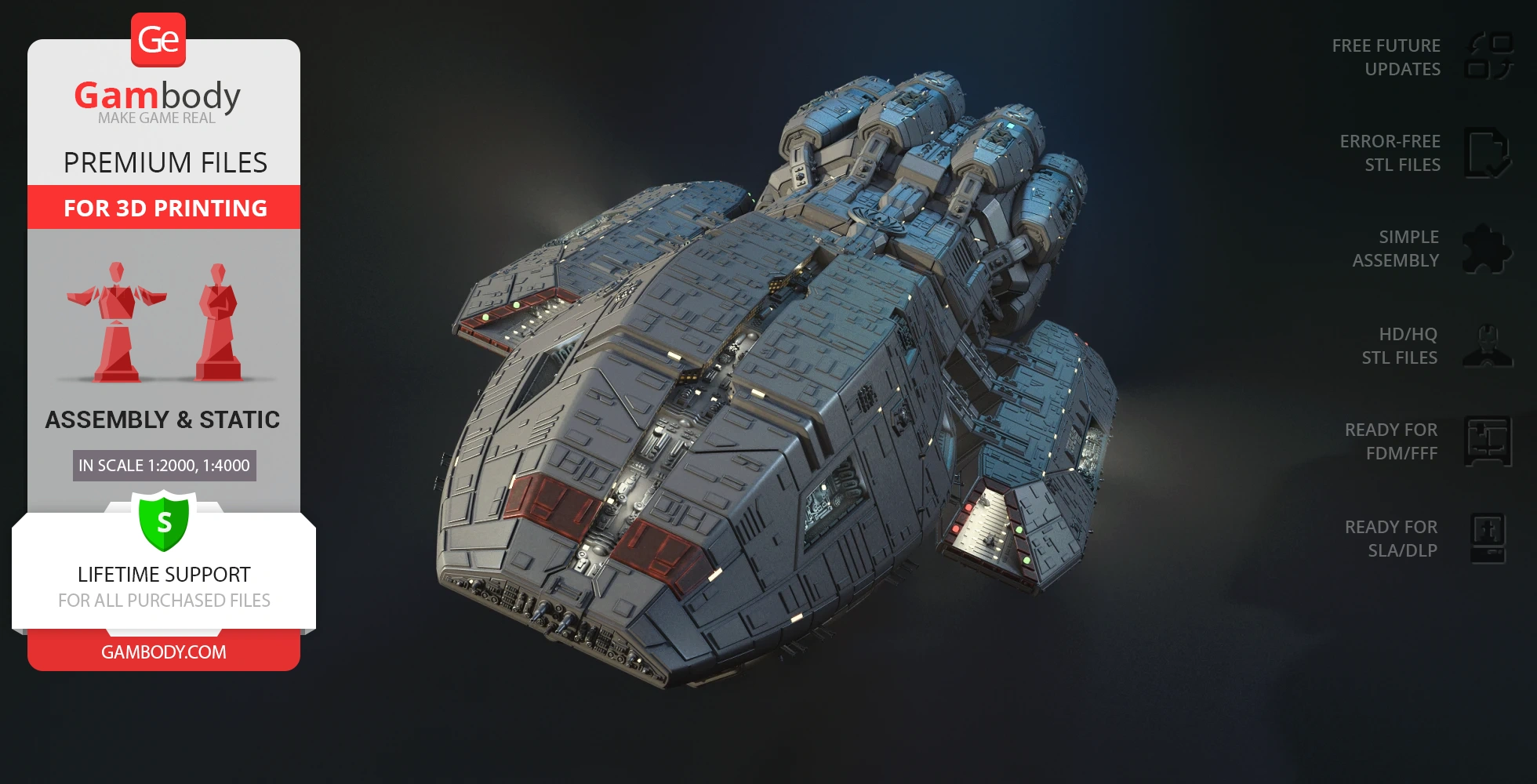 pegasus 3d stampa modello assemblaggio bsg battlestar galactica colonial fleet equipaggio vipera raptor torrette arco vettore propulsione capital ship avanzate cannoni sci fi science fiction post apocalyptic dramma space opera navicella spaziale tv series nave guerra 3D print model - Mito3D