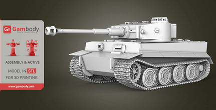 tiger tank 3d printing 1 35 model kit assembly 1, I, tank, tanks, battle, war, printing, collection, handmade, tiger, germany, germany armed forces, military vehicle, assembly, stl, wot, world of vehicles 3d print model - Mito3D