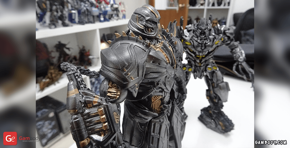 transformers 5 megatron 3d baskı model montaj 3D için Megatron model, modeli indir Megatron, STL dosyaları, trafo, decepticon, decepticonlar, robot, robotlar Transformatörler 3D print model - Mito3D